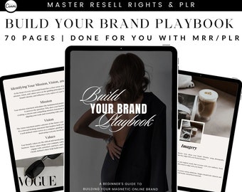 Build Your Brand Playbook 2024, Digital Marketing, MRR, Digital Marketing, Faceless Marketing, DFY, plr,