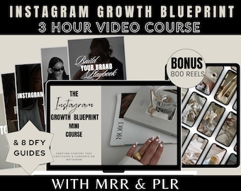 Blauwdrukcursus Instagram-groei: DFY-gidsen en anonieme rollen (digitale download)