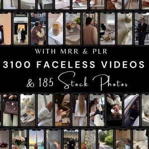 3100+ Faceless Videos & Photos: MRR/PLR Canva Templates