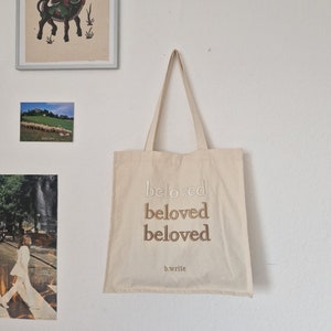 Ästhetische Tote Bag Buchladen Jutebeutel london stylish