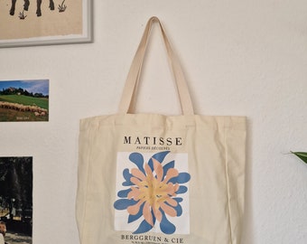 Kunst Tote Bag aesthetic Matisse Jutebeutel mit Reißverschluss