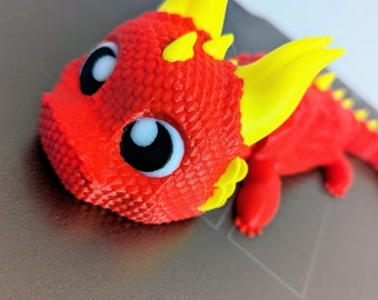 Cute Multi Coloured Dragon