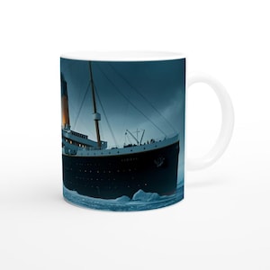RMS Titanic Mug: White Ceramic 11oz Coffee Cup