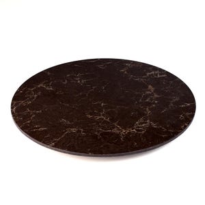 Round Spinning Tray for Dining Table or Counter Top, Kitchen Gift, Handmade Lazy Susan for Dining Table, Concrete Large Lazy Susan