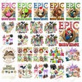 Epic Universe Studio 2025 Png Bundle, 2025 Family Trip, Universal 2025 Png, Coquette Bow Ma-rio Png, Epic Universal Bracelet Png,Retro Epic product logo
