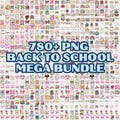 780+ Back to School PNG Bundle – Cute Classroom Sublimation, Coquette Bow, Preppy School Graphics for Teachers & Students product logo