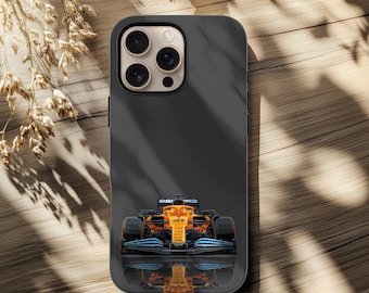 Lando Norris Oscar Piastri F1 Car Phone Case, Mclaren Racing, iPhone Samsung Pixel