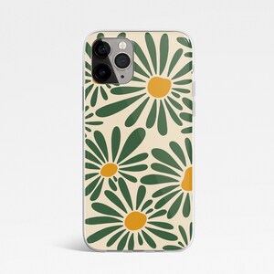 Boho Phone Case Aesthetic Flower Phone Case Retro iPhone Phone Cover | Handyhülle | Coque iPhone 15, 14, 13, 12, 11,Pro