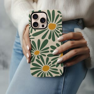 BOHO Phone Case Aesthetic FLOWER Phone Case RETRO iPhone Cover | Handyhülle | Coque iPhone 15 Pro Max, 14 Plus, 13, 12, 11, Samsung S24, S23