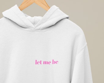 Unisex Hoodie Simple text hoodie Gift for friends Trendy hoodie
