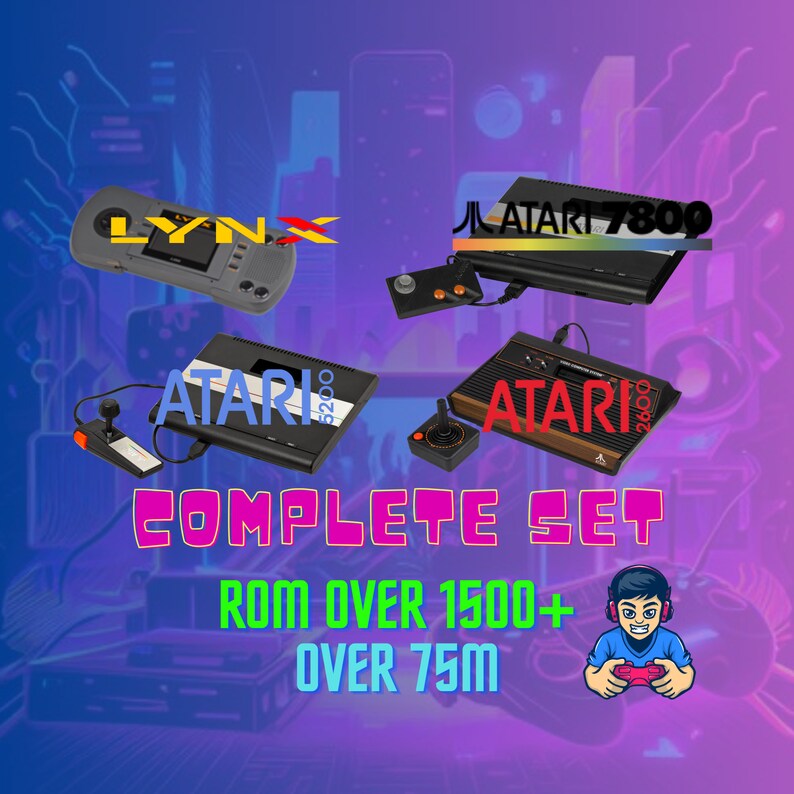 ATARI Complete ROM Set Etsy