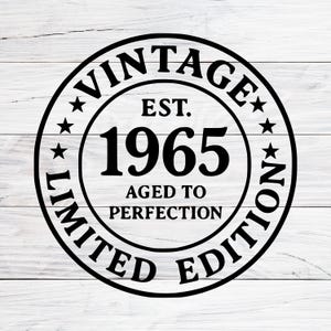 60e anniversaire Svg, 60e anniversaire Svg, 60e Svg, ancien nombre 60 Svg, vieilli à la perfection Svg, fichier Svg pour Cricut, Svg, Png, Jpg