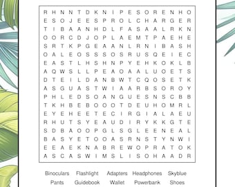 Summer Word Search Puzzles: Large Print, 100 Themes (Digital Download)