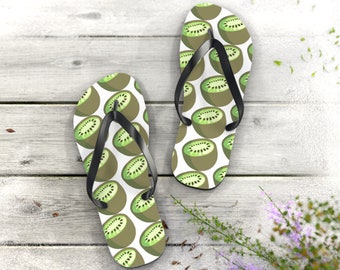 Flip Flops, tongs, fun sandals, crazy kiwi fruity toes - Folklore