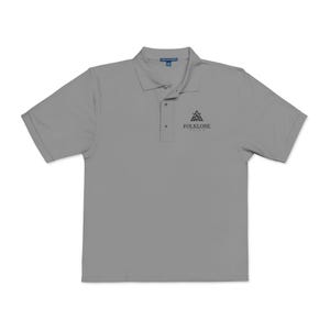 Folklore Decem Unisex Embroidered Polo Shirt - Casual Everyday Wear