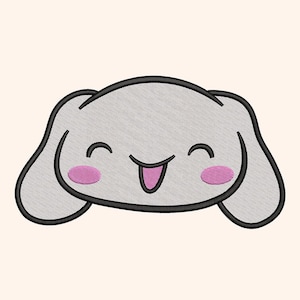 Cinna Face Digital Embroidery Machine Files. Cinna Face Design. 6 sizes. Instant Download. Cinna Face Digital Embroidery Patterns