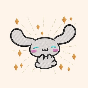 Cute Cinna Digital Embroidery Machine Files. Cute Cinna - 5 sizes. Instant Download