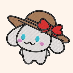Cinna Hat Digital Embroidery Machine Files. Cinna Hat Design. 6 sizes. Instant Download. Cinna Hat Digital Embroidery Patterns