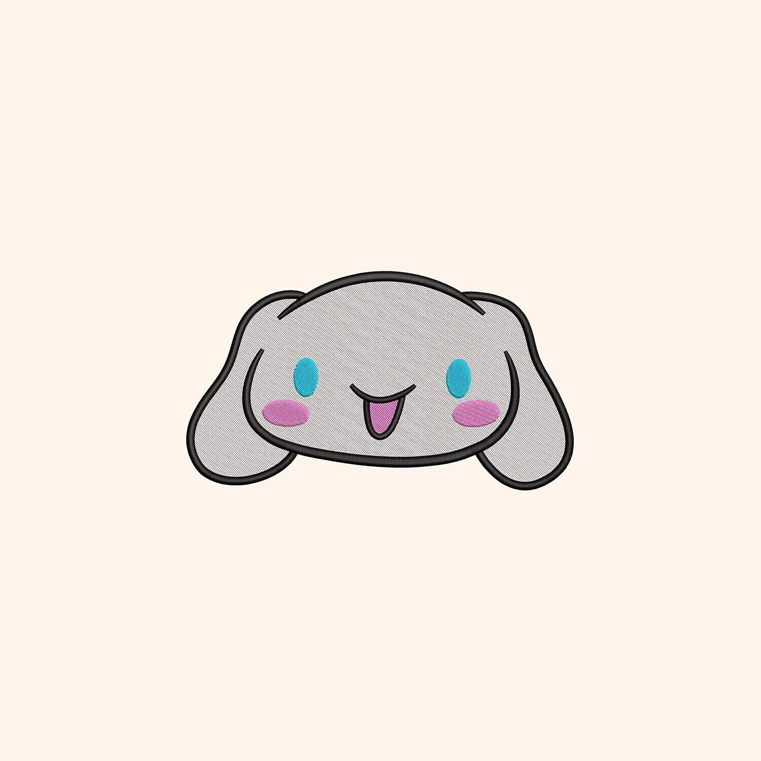 Cinna Head Embroidery Design: 6 Sizes, 8 Formats (Digital Download)