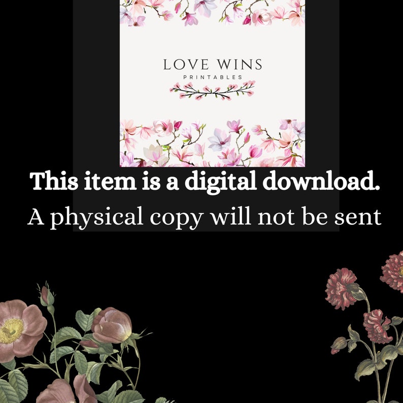 Pink Floral Baby Shower Invite Printable 5x7 Girl Invitation