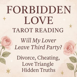 Will My Lover Leave the Third Party? Forbidden Love Tarot Reading | Divorce, Cheating, 3rd Party, Hidden Truths, Love Triangle Reading