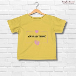 6 Month To 24 Month Personalized Infant Shirt, Mother's Day Personalized Gift, New Mom Mother's Day Personalized Gift, New Mom Postpartum zdjęcie 8