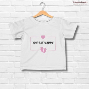 6 Month To 24 Month Personalized Infant Shirt, Mother's Day Personalized Gift, New Mom Mother's Day Personalized Gift, New Mom Postpartum zdjęcie 3