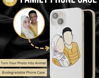 iPhone And Samsung Personalized Biodegradable Phone Cases, Biodegradable Mobile Phone Case, Custom Biodegradable Phone Case, Family Phone