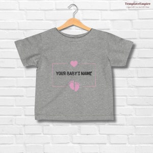 6 Month To 24 Month Personalized Infant Shirt, Mother's Day Personalized Gift, New Mom Mother's Day Personalized Gift, New Mom Postpartum zdjęcie 5