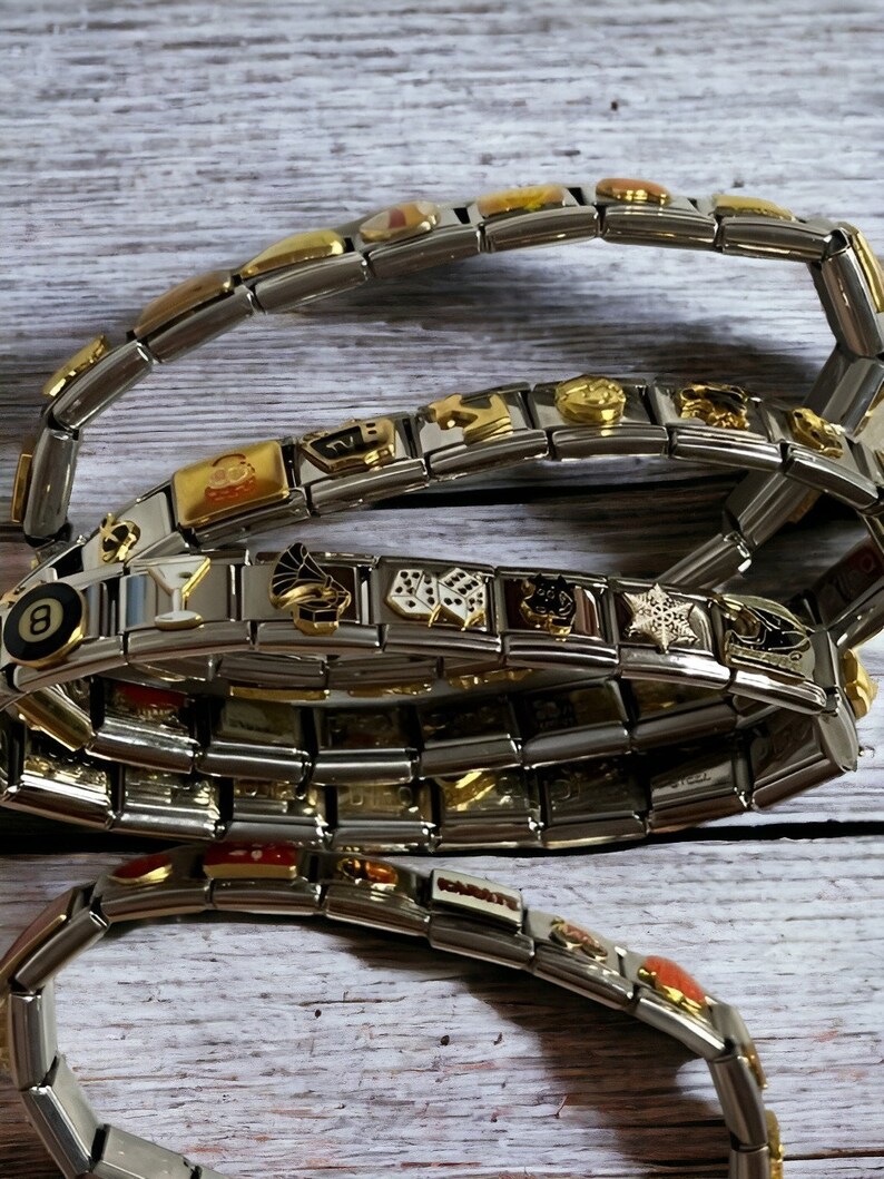 Italienischer Charm Buchstabe T Italian Charms Strass-Buchstabe T – Glitzernder Anhänger Für Bettelarmbänder Italian Charms Set
