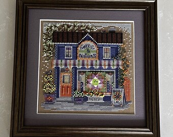 Craft Store Cross-Stitch, Completed Cross-Stitch, Framed Cross-Stitch