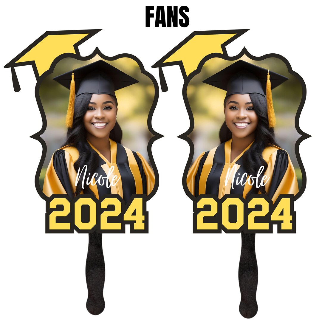 BLACK AND GOLD Editable Graduation Templates - Etsy