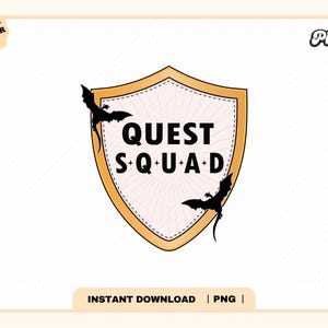 Quest Squad Onyx storm PNG, Cute Trendy Aesthetic Fantasy Bookish Fourth Wing Dragon png design for Stickers, Bookmark, Commercial Use