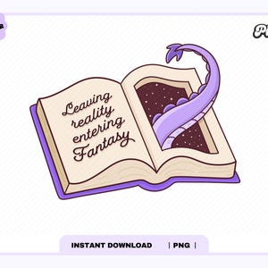 Leaving reality entering fantasy PNG, Cute Trendy Popular Aesthetic Fantasy Fourth Wing Dragon png for stickers, Bookmarks, Commercial Use