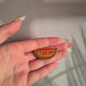 Palestine 'RESIST' Solidarity Enamel Pin