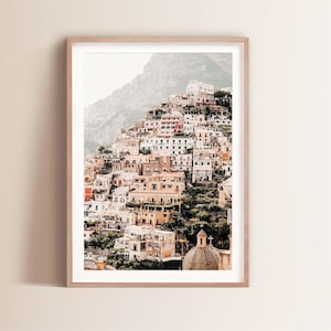Fine Art Beach Photography Print Positano Italy Photo Coastal Home Decor Art Amalfi Coast Photography Mediterranean Beach Vertical Art Print