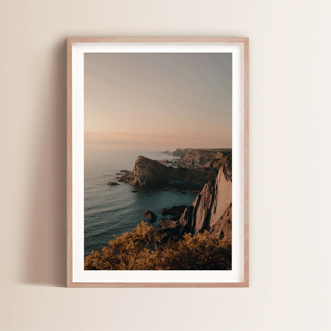 Fine Art Beach Photography Print California Cliffs Photo Coastal Home ...