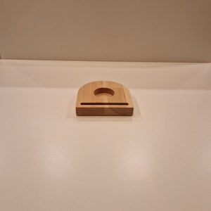 Wooden base for slide-in U-shaped narrow groove image 3