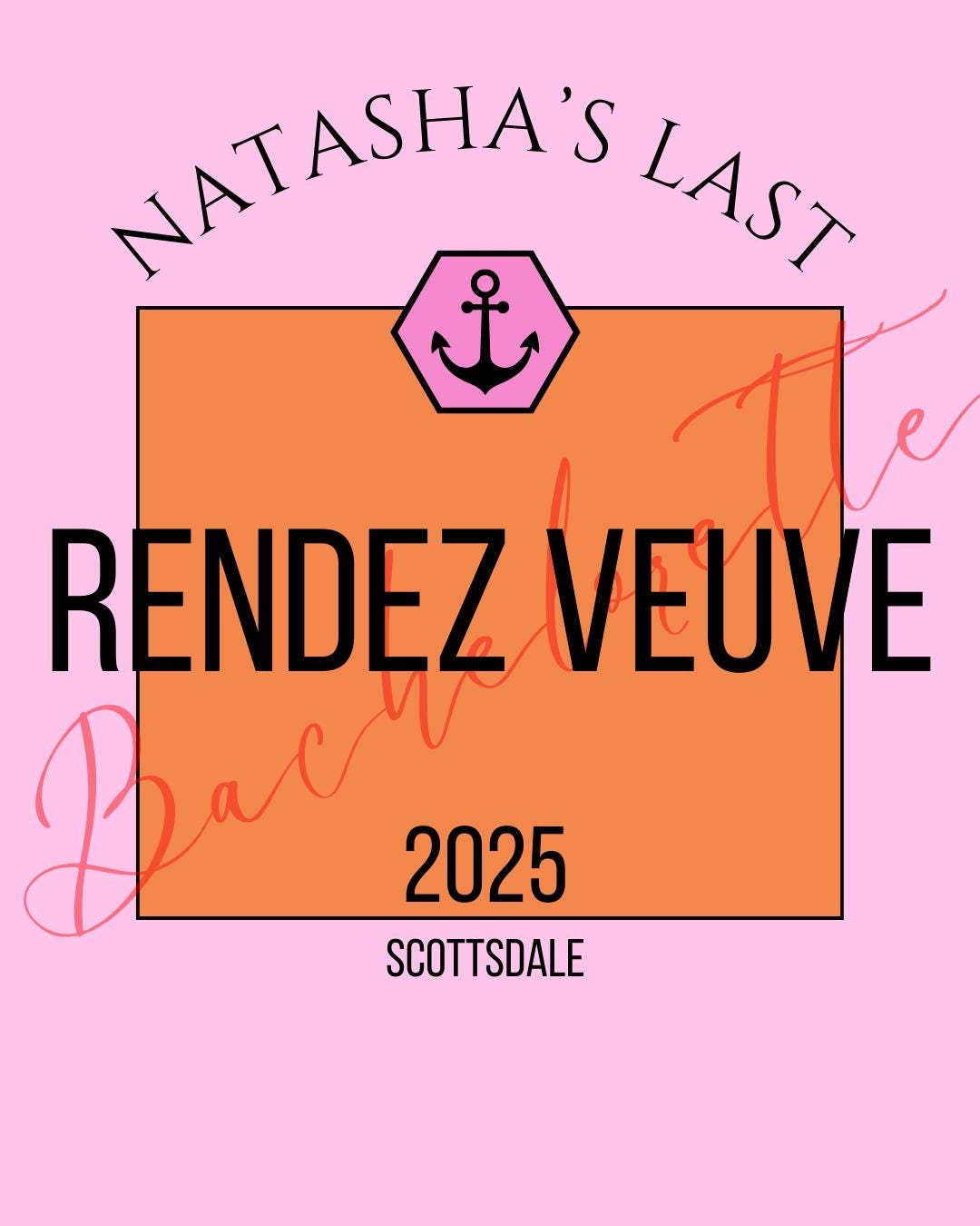 Last Rendez Veuve - Bachelorette Template - Etsy