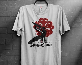Black Clover Shirt Asta Black Bull Anti Magic Grimoire Anime Tee