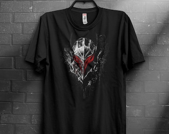 Skull Knight Berserk Shirt Dark Knight Brand of Sacrifice Anime Tee