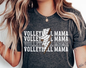 Volleyball Mama Shirt, Volleyball Mom Shirt, Volleyball Game Day Shirt, Gift for Mothers Day, Cute Sports Mom Shirt, Womens Volleyball Tee