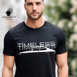 Inspired by the Classic Saab 900 T shirt | Vintage Car Lover Short Sleeve | Retro Race Car Apparel Gift for Dad, Husband or Boyfriend.