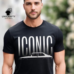 Inspired by the Classic Saab 900 T shirt | Vintage Car Lover Short Sleeve | Retro Race Car Apparel Gift for Dad, Husband or Boyfriend.