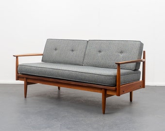 60er Jahre Sofa / Daybed, dänisches Design, restauriert