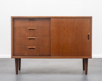 Commode années 1960 en teck, design danois, modèle 1, 100 cm