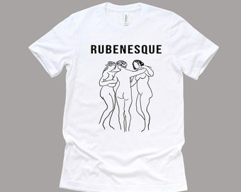 The Three Graces, Rubens Painting, Rubenesque, Art History tshirt, Gift for Artist, Gift for Art Lover, Aesthetic shirt, Baroque, Flemish