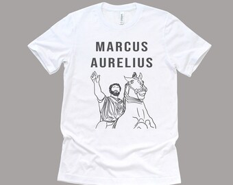 Marcus Aurelius shirt, Stoics, Ancient Roman Sculpture, Art History tshirt, Gift for Artist, Gift for Art Lover, Aesthetic shirt