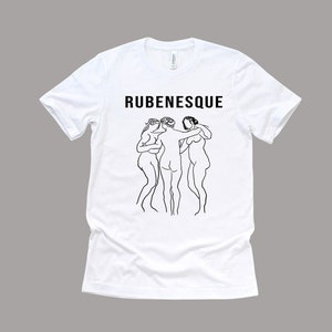 The Three Graces, Rubens Painting, Rubenesque, Art History tshirt, Gift for Artist, Gift for Art Lover, Aesthetic shirt, Baroque, Flemish