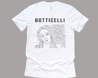 Birth of Venus, Botticelli Painting, Art History tshirt, Gift for Artist, Gift for Art Lover, Art T-shirt,  Aesthetic shirt, Renaissance art